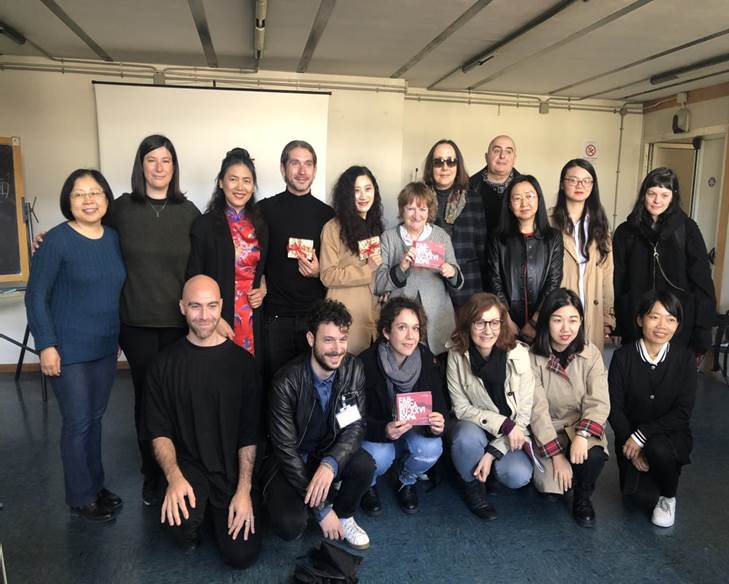 舞蹈讲座孔院师生合影